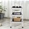 Folding 3-Step Ladder with Sturdy Handgrip and Slip-Resistant Steps